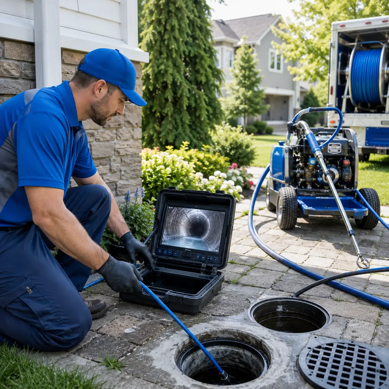 Outdoor drain cleaning professionals serving Scranton, PA